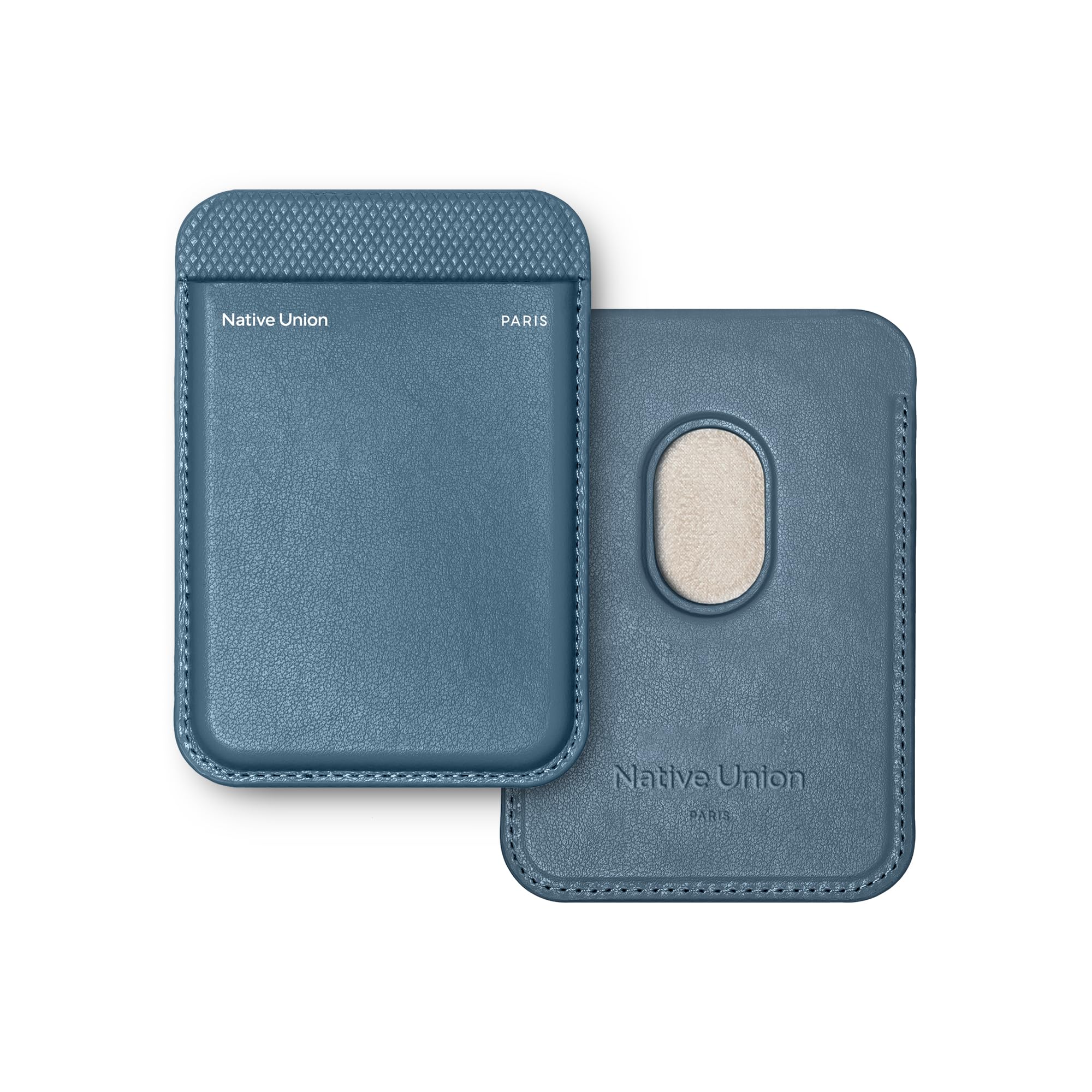 Native Union (Re)Classic Wallet | Magnetic – MagSafe Compatible Card Holder for iPhone 16, 15, 14,13 – Extra Secure & Ultra Slim – Safely Stores 3 Essential Cards – Durable & Recycled Materials (Navy)