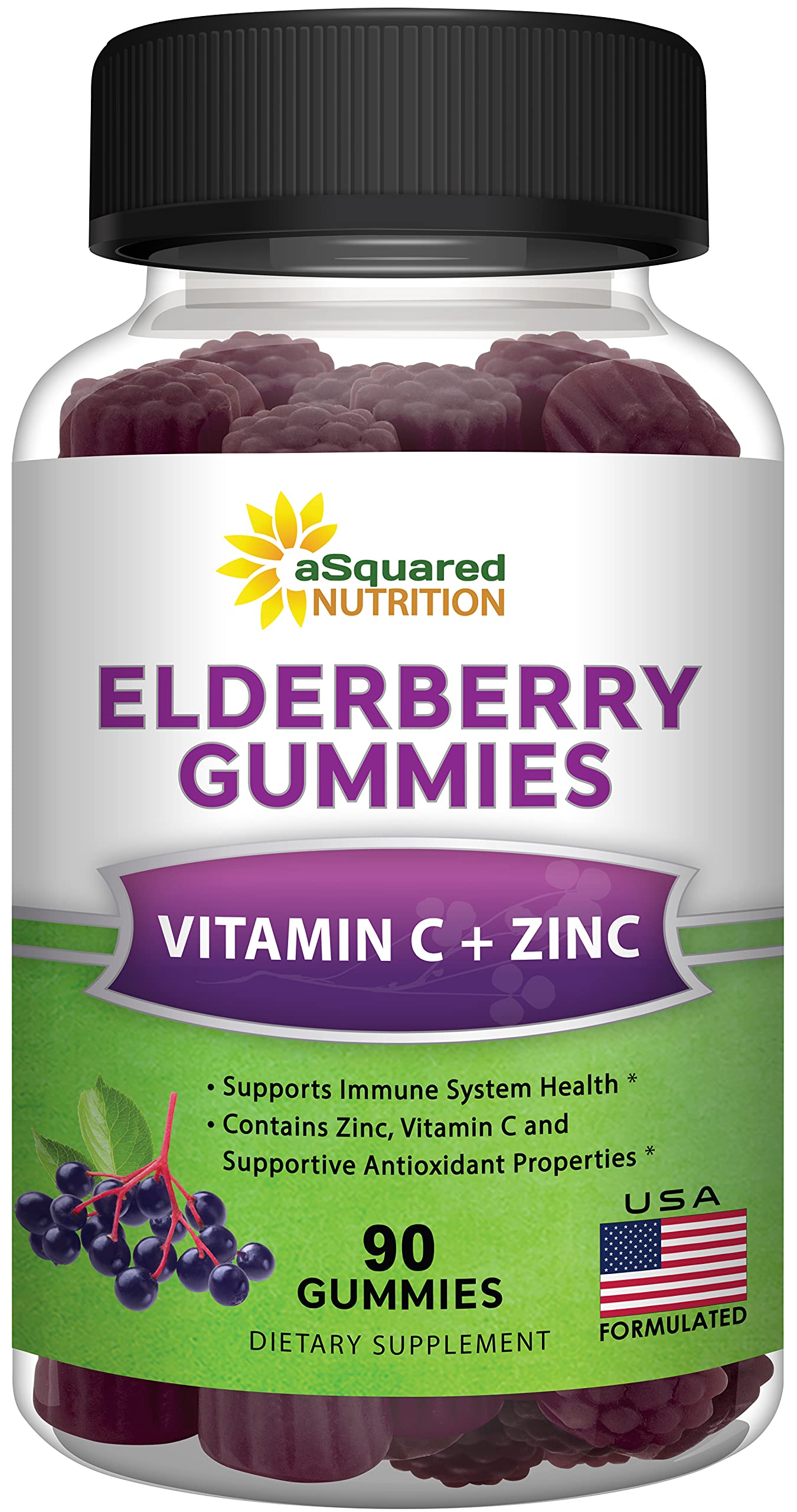 Elderberry Gummies Vitamin C + Zinc