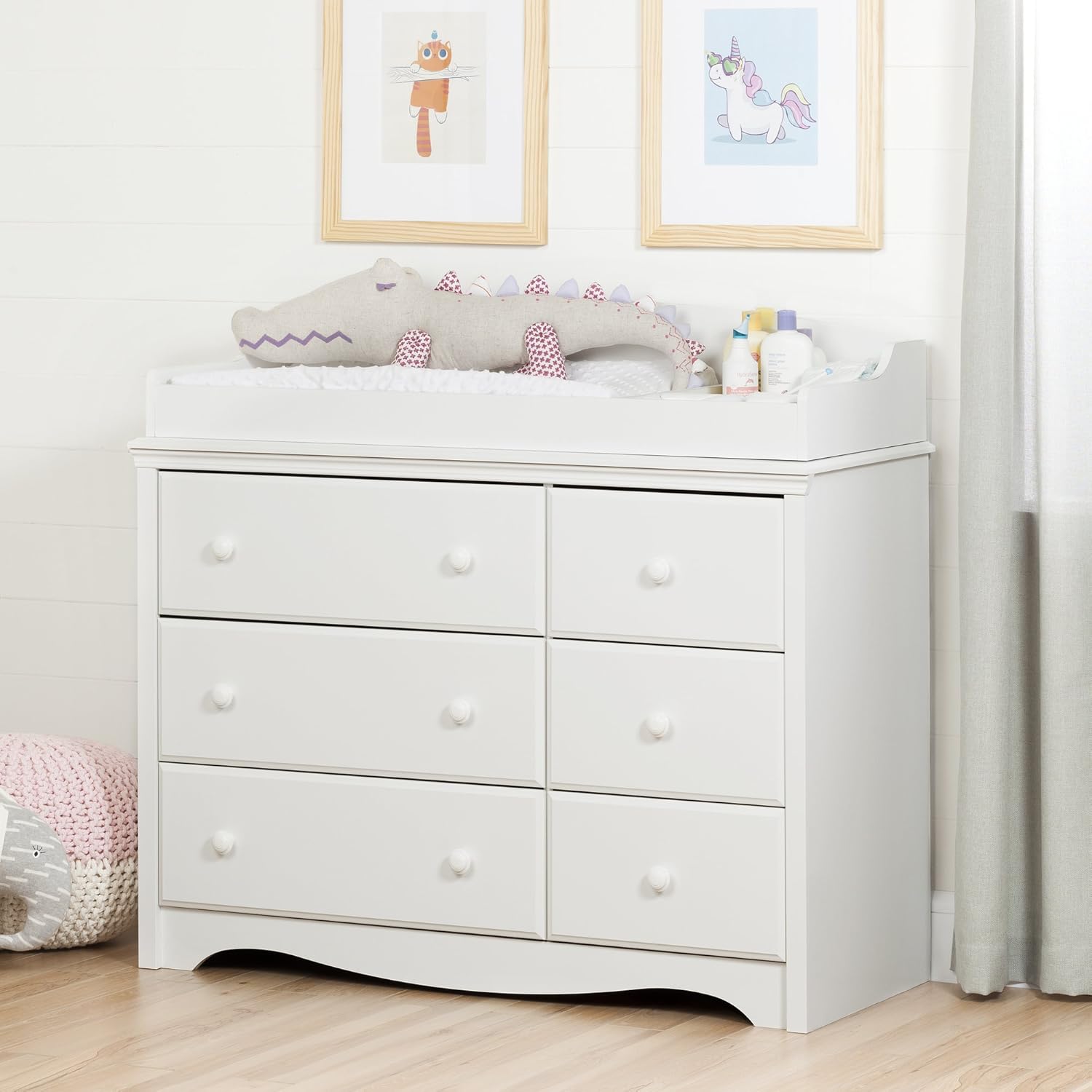south shore changing table dresser