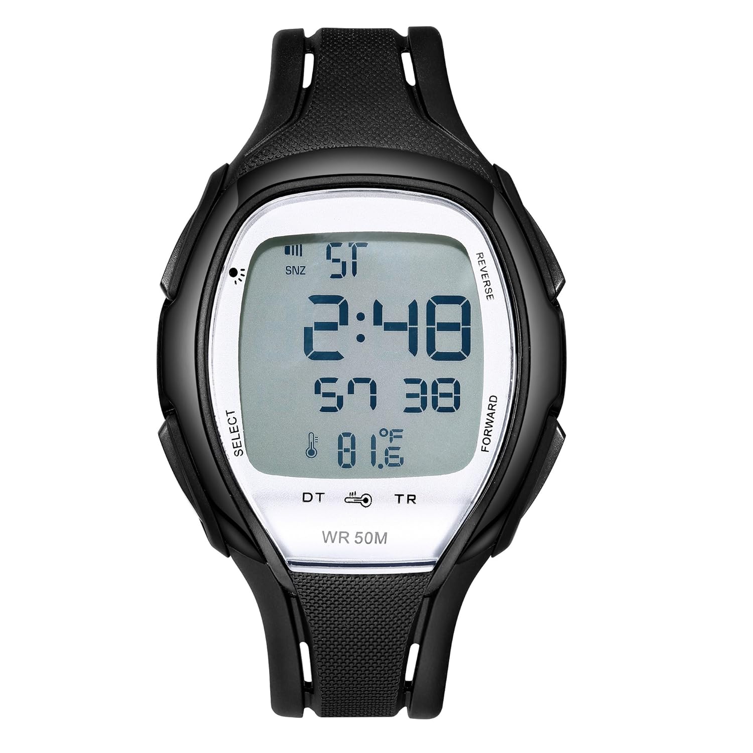 Digital Watches Waterproof Sports Watch EL Backlight Stopwatch