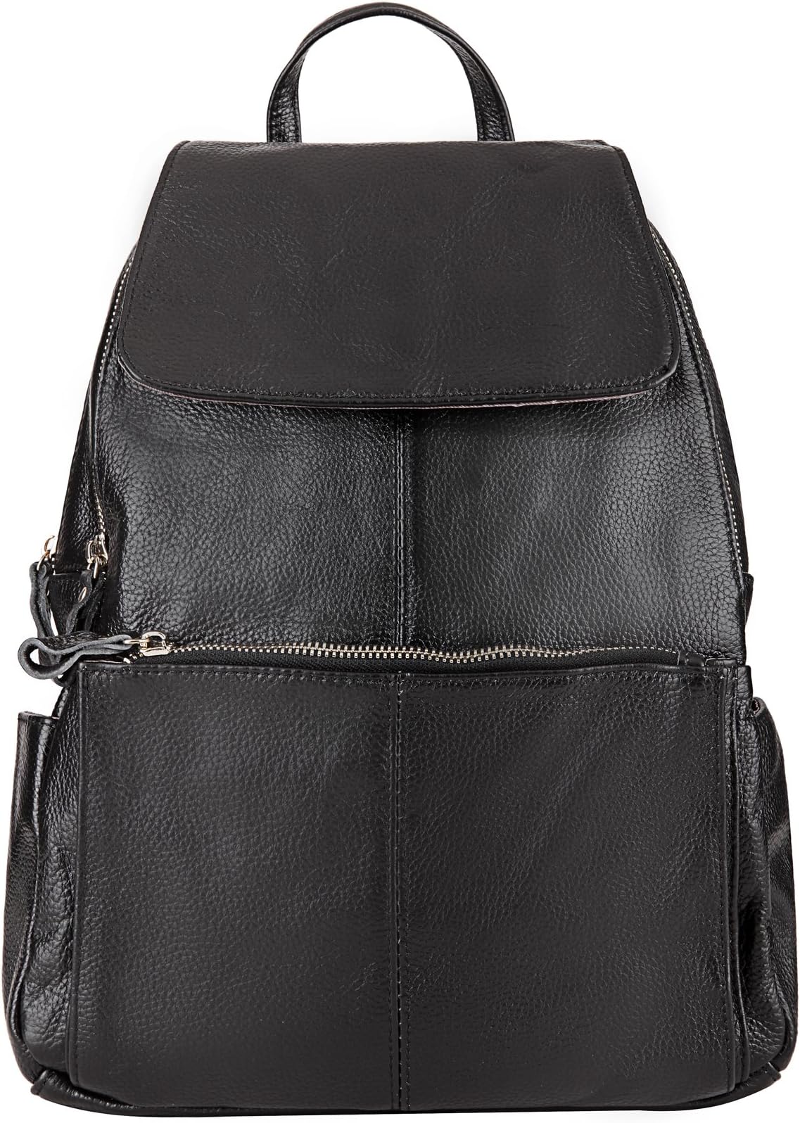 PopobagWomern's Vintage Leather Shoulde Bag Backpack Travel Bag Retro College Wind