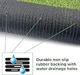 WALPLUS 4mx1m Artificial Grass 15mm Pile High Density Durable Lawn Mat view 2