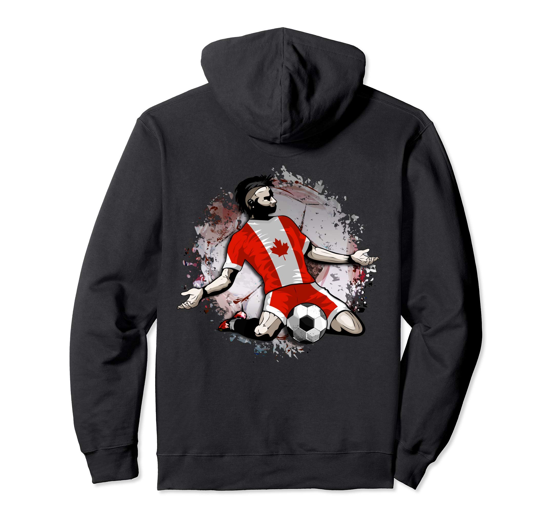 Canada Soccer Canadian National Flag Proud Football Lovers Pullover Hoodie