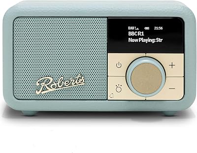Roberts Revival PETITE2 FM/DAB/DAB+ Digital Radio with Bluetooth Duck Egg