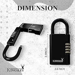 Kingsley Guard-a-Key Black Realtor's Lockbox