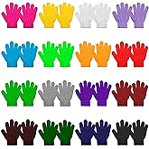 ONESING 16 Pairs Kid Gloves Knitted Children Gloves Bulk for Boys Girls - Stylish and Snug Winter Accessories