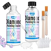 Diamond Painting Sealer, Diamond Art Sealer Provides High Gloss Protective Coating to Secure Diamond Dots, Ultimate Diamond P