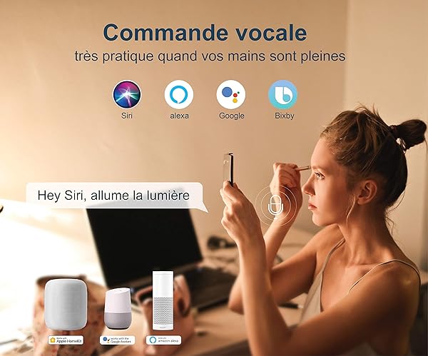 Smart Plug Homekit 3Pack compatible con HomeKitSiri Alexa Google Assistant Tuya Smart SmartThings y control remoto de aplicaciones temporizador y programado no se necesita concentrador