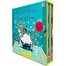 Usborne My First Phonics Reading Library 20 Books Collection Box