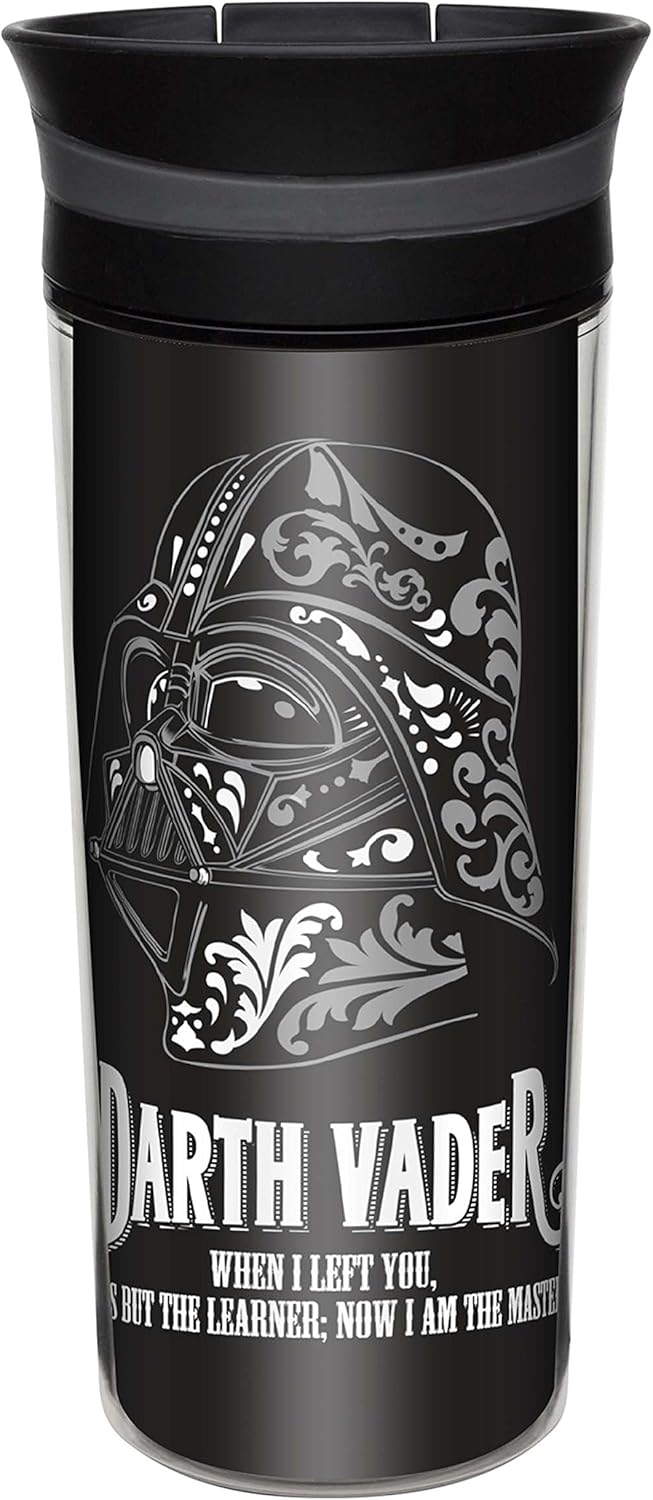 Zak Designs Planet Zak 16 oz coffee mug, Darth Vader (SWRG-R560)