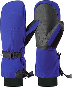 Amazon Andake 90 ダウン スキーグローブ ミトン 女性用 レディース スキー手袋 3m断熱防水通気 冬 暖かい手袋 Andake グローブ
