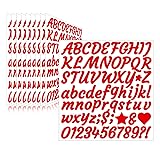 Llewyn 730 Pieces 10 Sheets Letter Stickers,Self