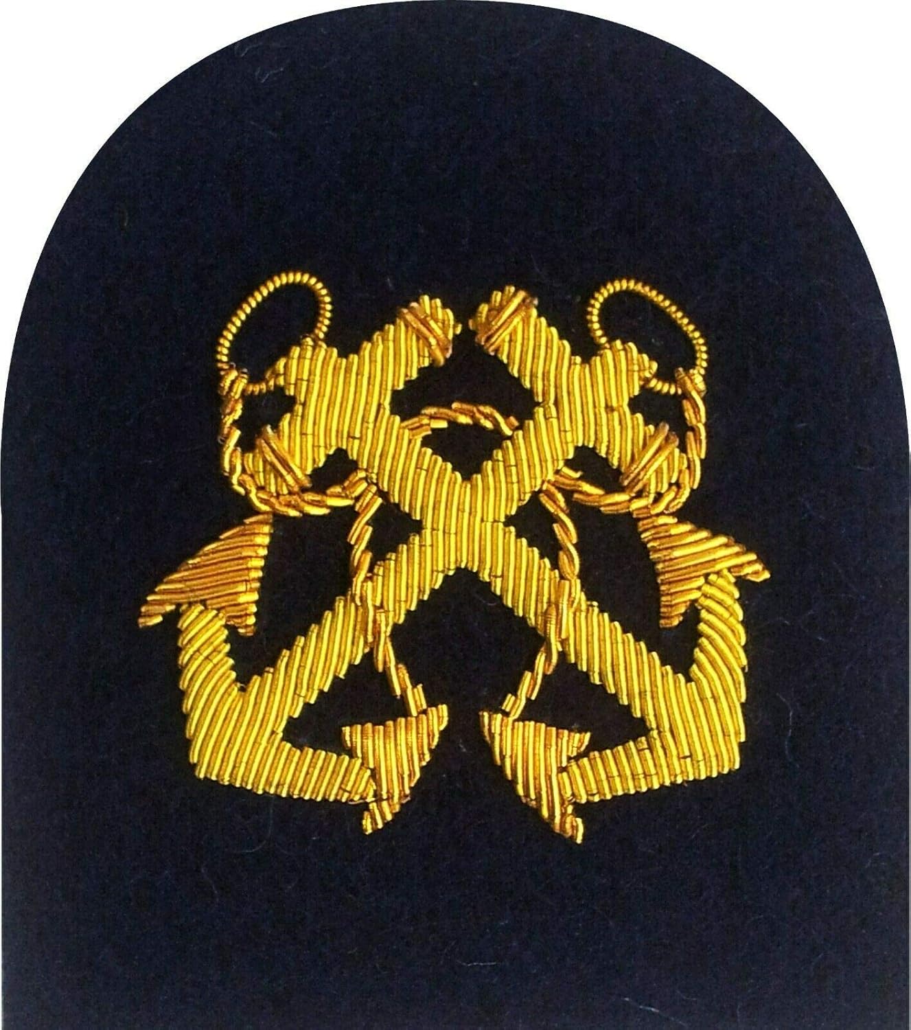 Merchant Navy Bosun Bonson's Arm Hand Embroidered Bullion Badge Amazon