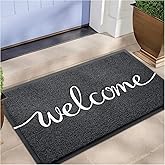 EARTHALL Funny Welcome Mats, Front Door Mat for Outside Entry, Doormat Outdoor/Indoor Entrance, Rugs Entryway Indoor, Outdoor