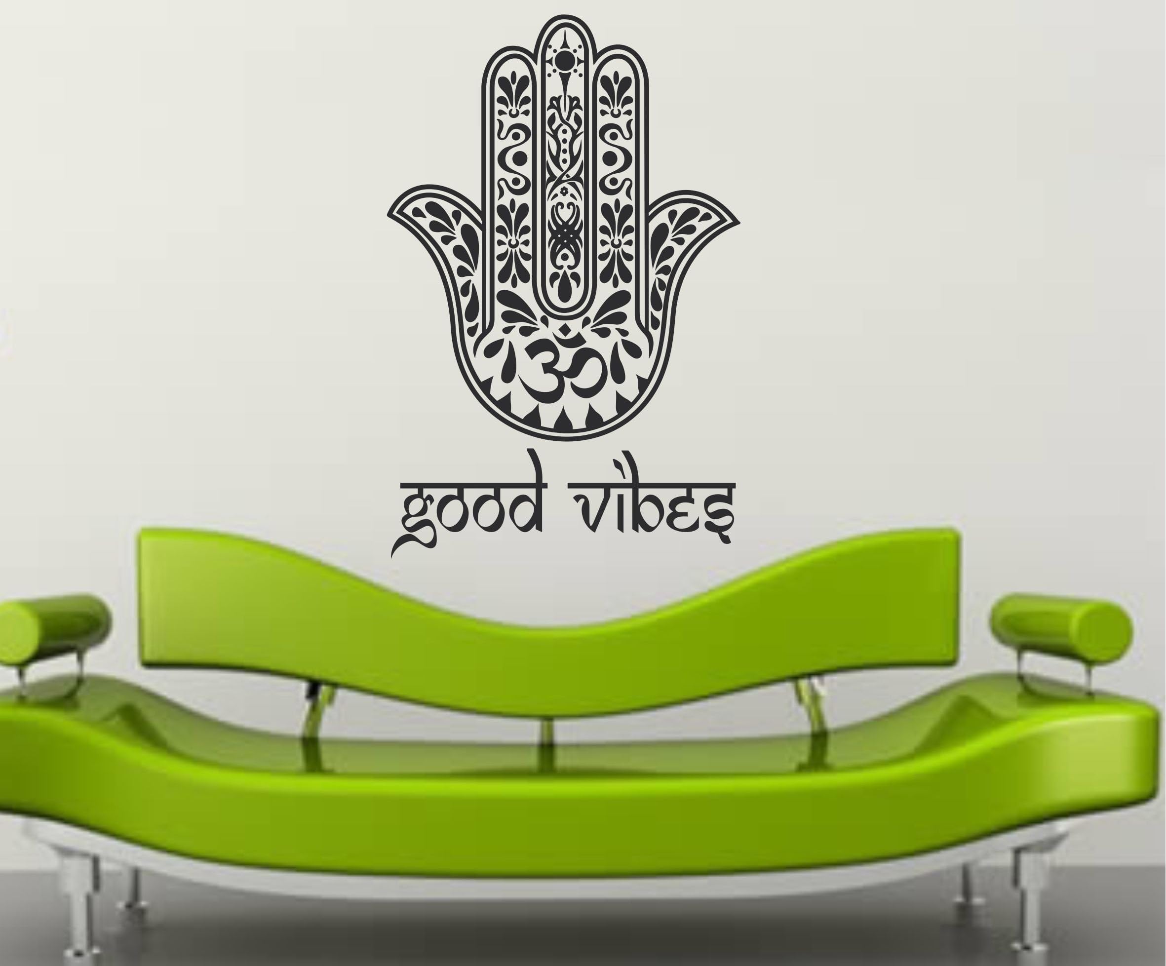 Happy Walls 'The Mystic OM with Good Vibes' Wall Stickers