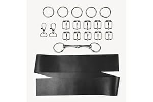 kullaloo DIY Hobby Horse Bridle Kit ✦ Make a beautiful Leather Bridle with Reins for your Stick Horse ✦ Includes Digital Inst