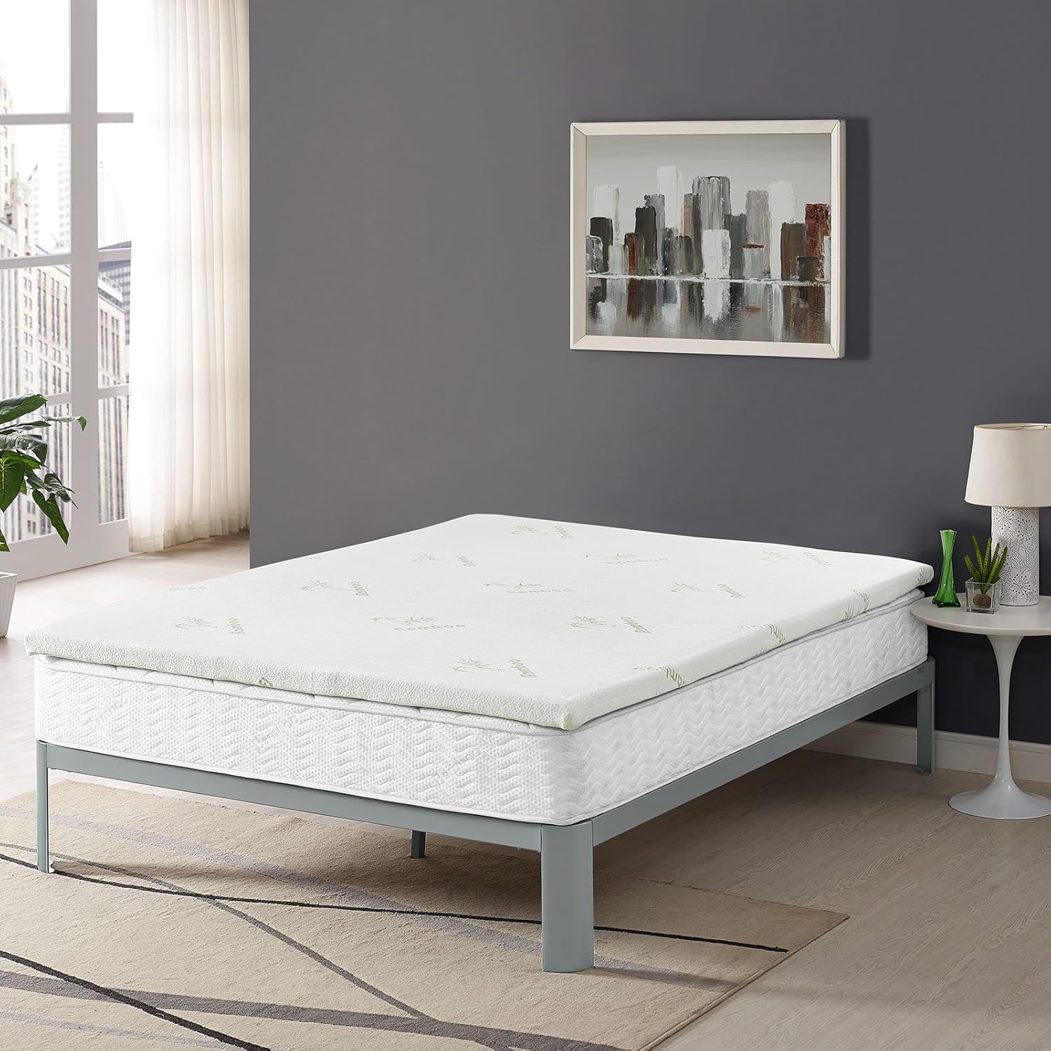 Best mattress topper king pure memory foam