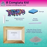 Purple Ladybug Decorate Your Own Photo Frame Mosaic Kit view 3