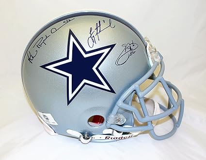 dallas cowboys signed football