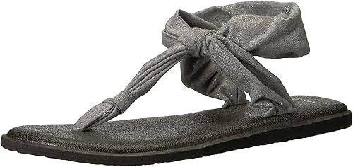 sanuk metallic flip flops