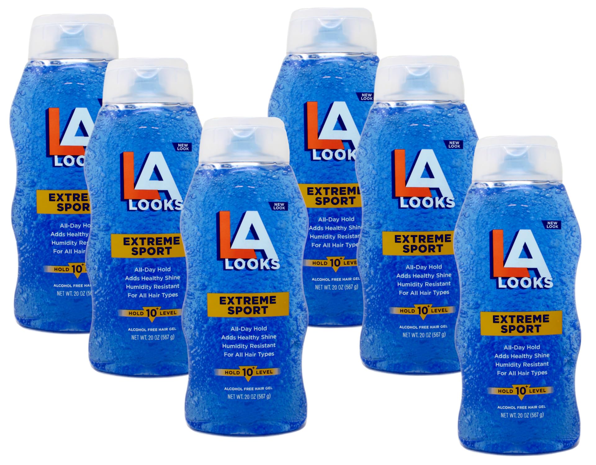 Photo 1 of L.A. Looks Sport Xtreme Hold Gel, Hold Level 10+, 20-Ounce (Pack of 6)
(1 piece)