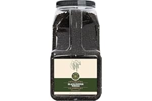 US FARMERS ALL-NATURAL FOODS US-FARMERS Natural Premium Black Pepper Whole in Jar, 5.25 LB, Extra Volume, Pepper whole in bulk, Black Pepper Smasher Refilling with Lid, Chef's Choice