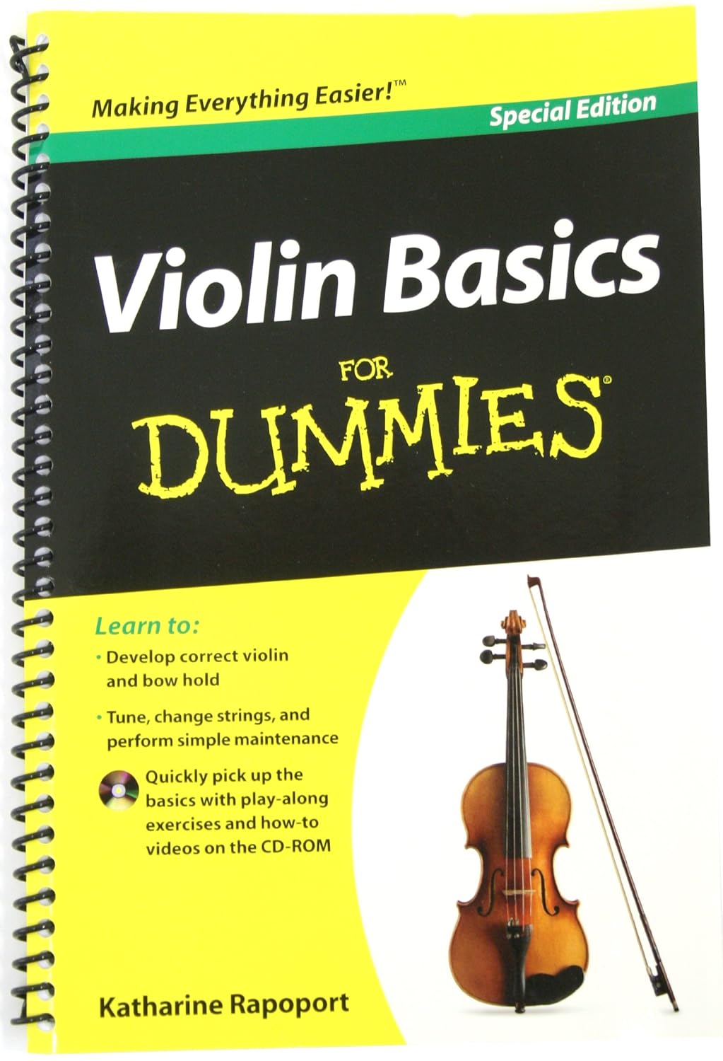 Violin For Dummies*FDV100*Fullsize Learner's Howto Play Package FREE