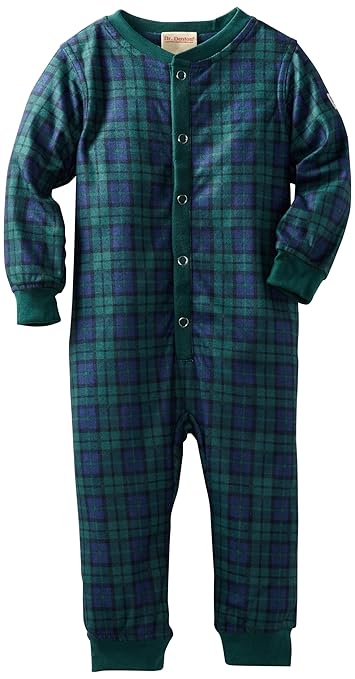Amazon Dr Denton Union Suit Green Plaid 1 Piece Pajamas 2T 4T 2T 