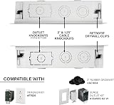 Legrand On-Q ENP0900-NA In-Wall Structured Media Enclosure 9 in White view 7