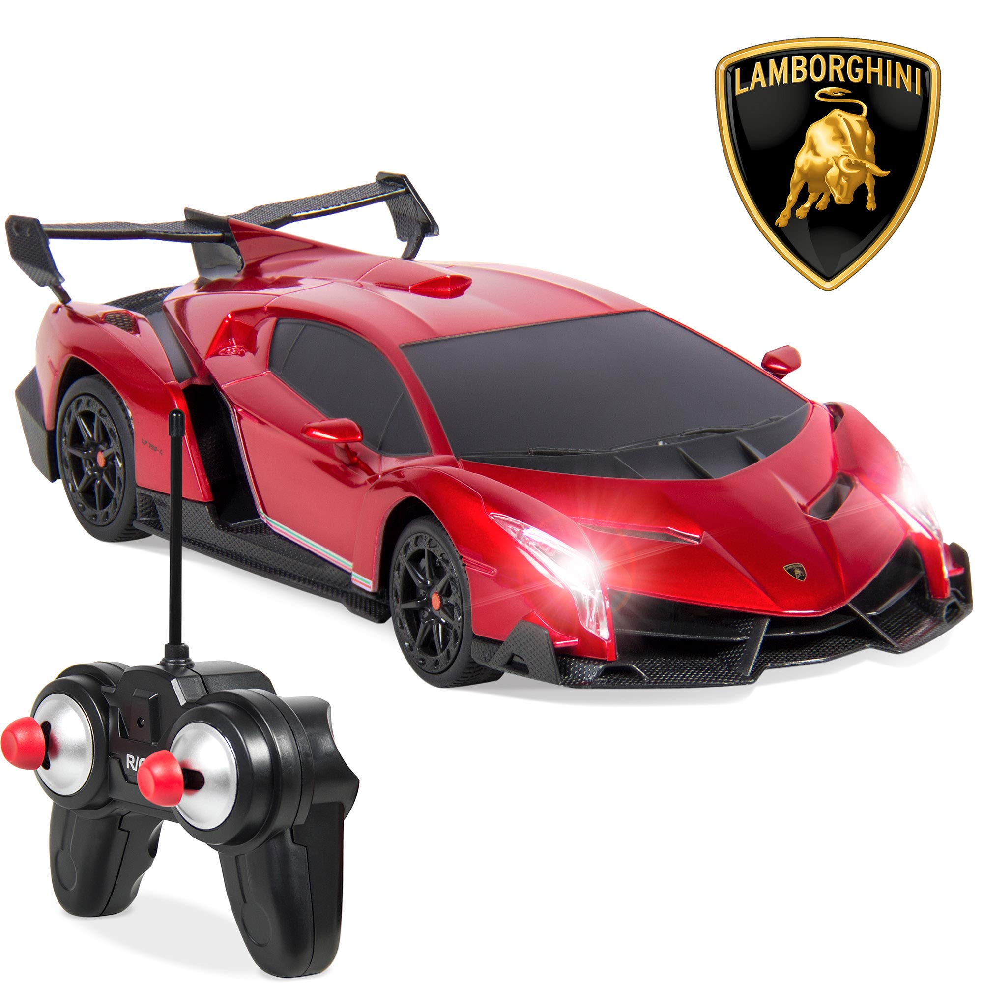 Best Choice Products 124 Scale Kids Licensed RC Veneno Car