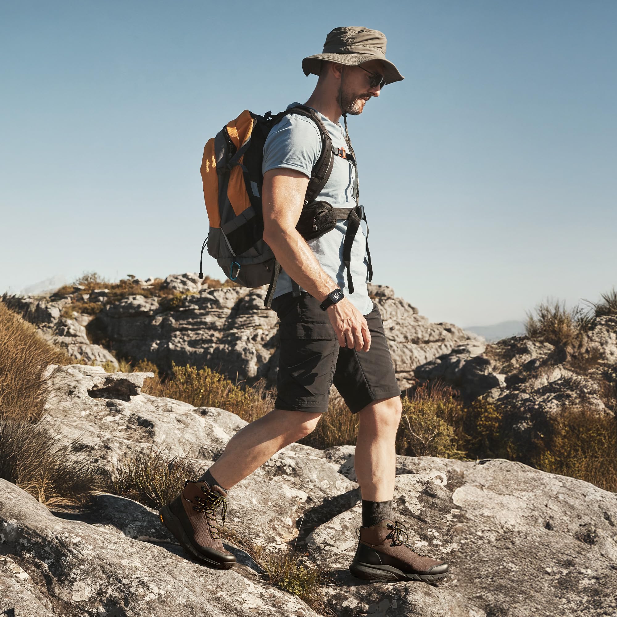 NORTIV 8 Herren Mid wasserdichte Wanderschuhe leicht atmungsaktiv Trekking Camping Bergschuhe HydroTrek,Size 48,Dunkelbraun,NMUMHB2504 3