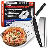 14" Pizza Making Kit (Set of 2) - 14" Pizza Cutter