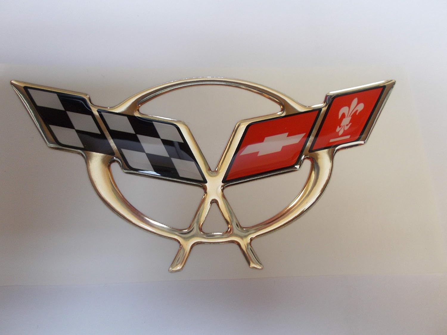 Vette Works Intl C5 Corvette Domed Decal Same Size as