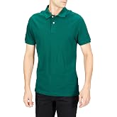 Amazon Essentials Men's Short Sleeve Slim-Fit Cotton Pique Polo Shirt, Breathable Collared