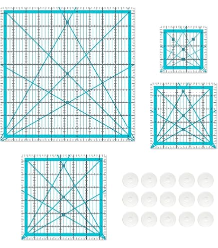 Amazon.com: Bloc Loc Rulers For Quilting, Half Square Triangle