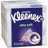 Kleenex Expressions Facial Tissues, 75 Tissues per Cube Box