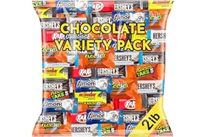 SUGADELIC Chocolate Candy Variety Pack, 2 Pounds, Approximately 100 Pieces, Individually Wrapped Mini Candy Bars, Bulk Assorted Mix for Office Candy Jars, Party Favors, Classroom Rewards