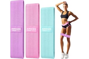 Hurdilen Resistance Bands Loop Exercise Bands,Workout Bands Hip Bands Wide Resistance Bands Hip Resistance Band for Legs and Butt,Activate Glutes and Thigh