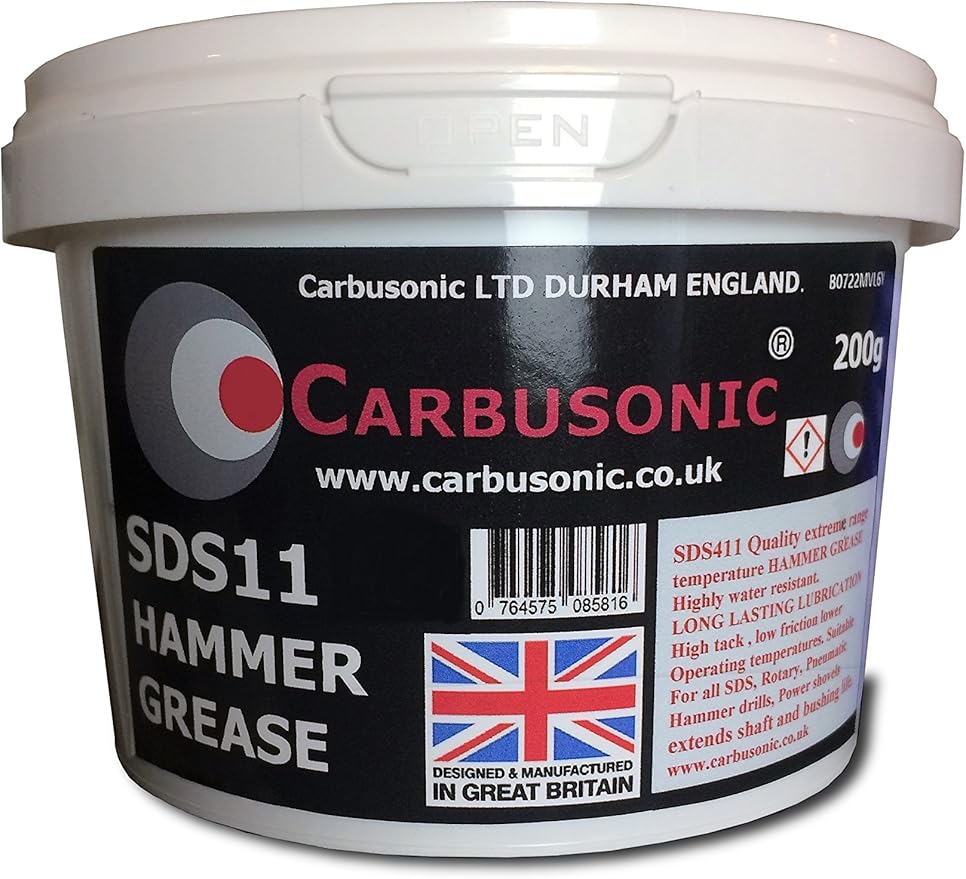 Hammer Grease SDS, Rotary, Pneumatic Drills 200gm Amazon.co.uk DIY