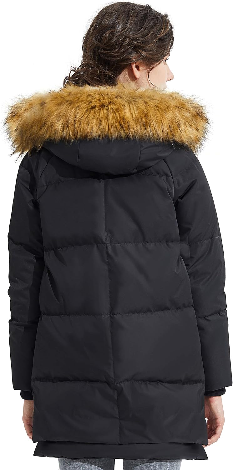Orolay Women's Thickened Down Jacket: Clothing