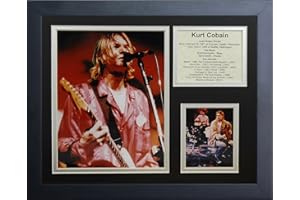 Legends Never Die "Kurt Cobain Framed Photo Collage, 11 x 14-Inch, (16309U)