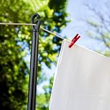 BPIL 6x Heavy Duty Telescopic Clothes Line Props 1.3-2.6m Garden Indoor Outdoor view 5
