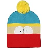 Bioworld South Park Big Face Cuff Knit Beanie Hat Cap - 4 Styles Available Cartman, Towelie, Kenny, and Stan