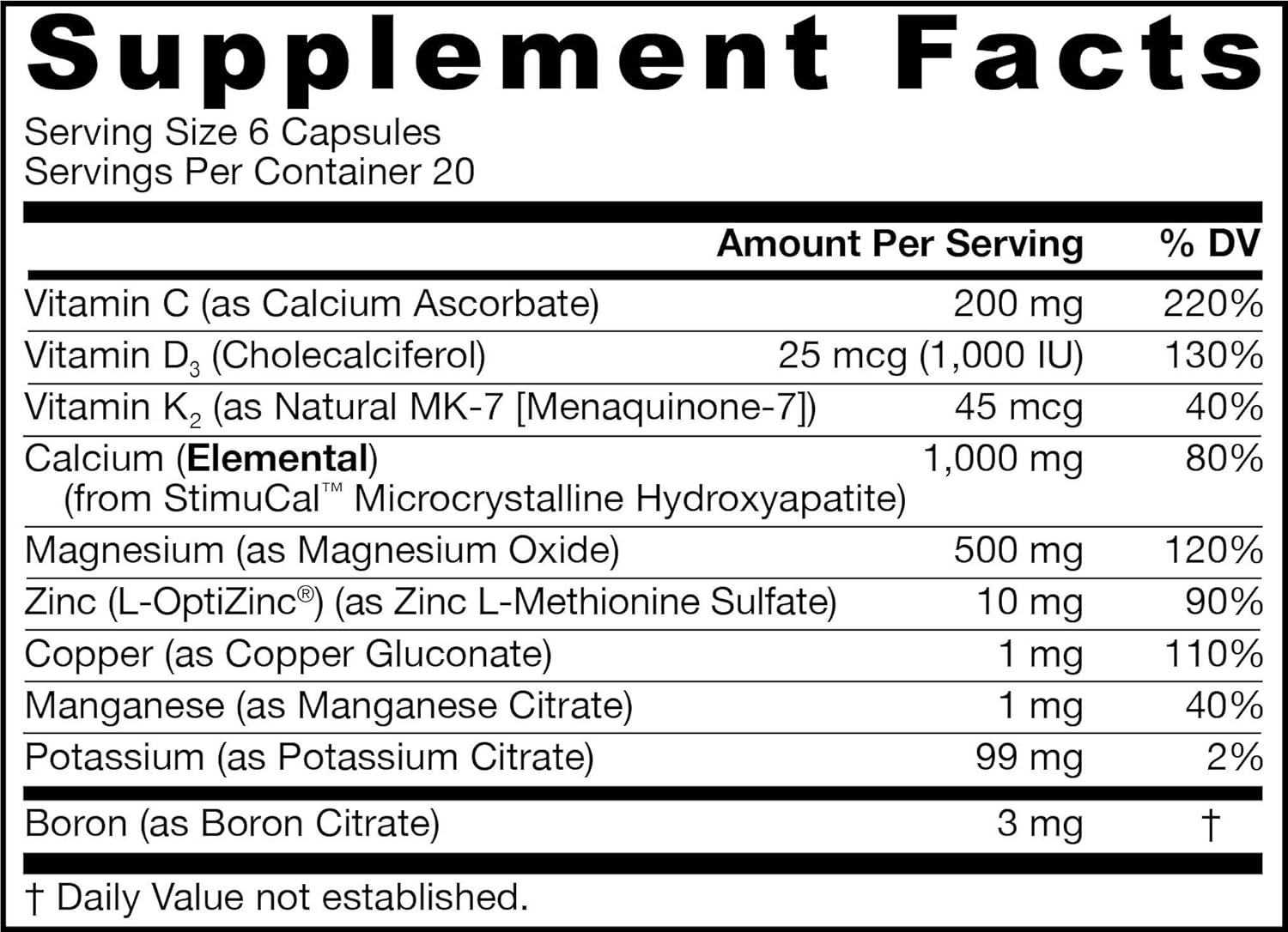 Jarrow Formulas Bone-Up, Promotes Bone Density, 360 Caps.: Health & Personal Care