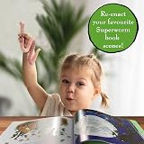 WOW! STUFF Superworm Toy Stretchy Orange Gruffalo Childrens Book Character view 2