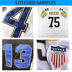 Pullonsy Plain White Custom Football Jersey for Men