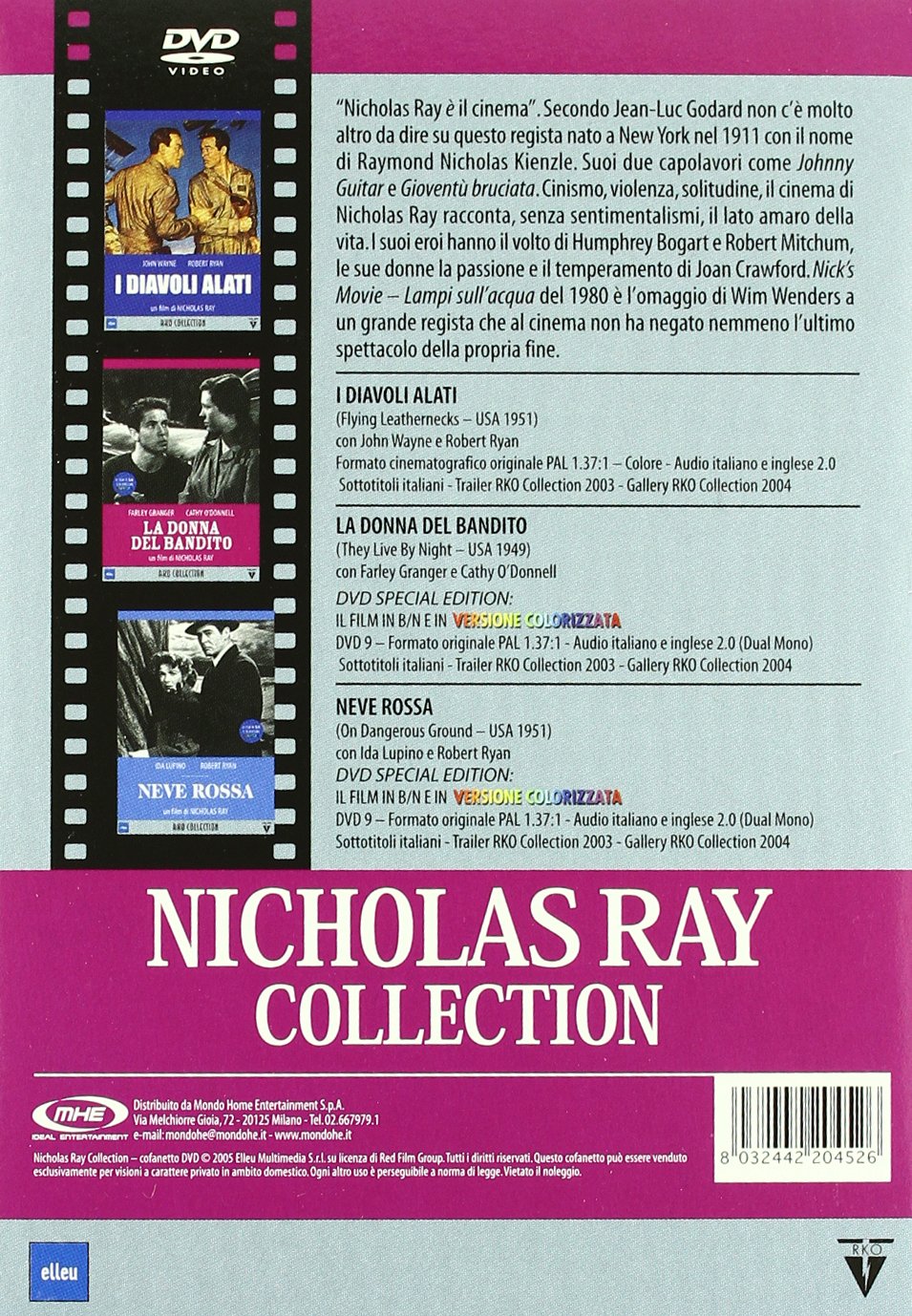 Amazoncom Nicholas Ray Collection 3 Dvd Nicholas Ray