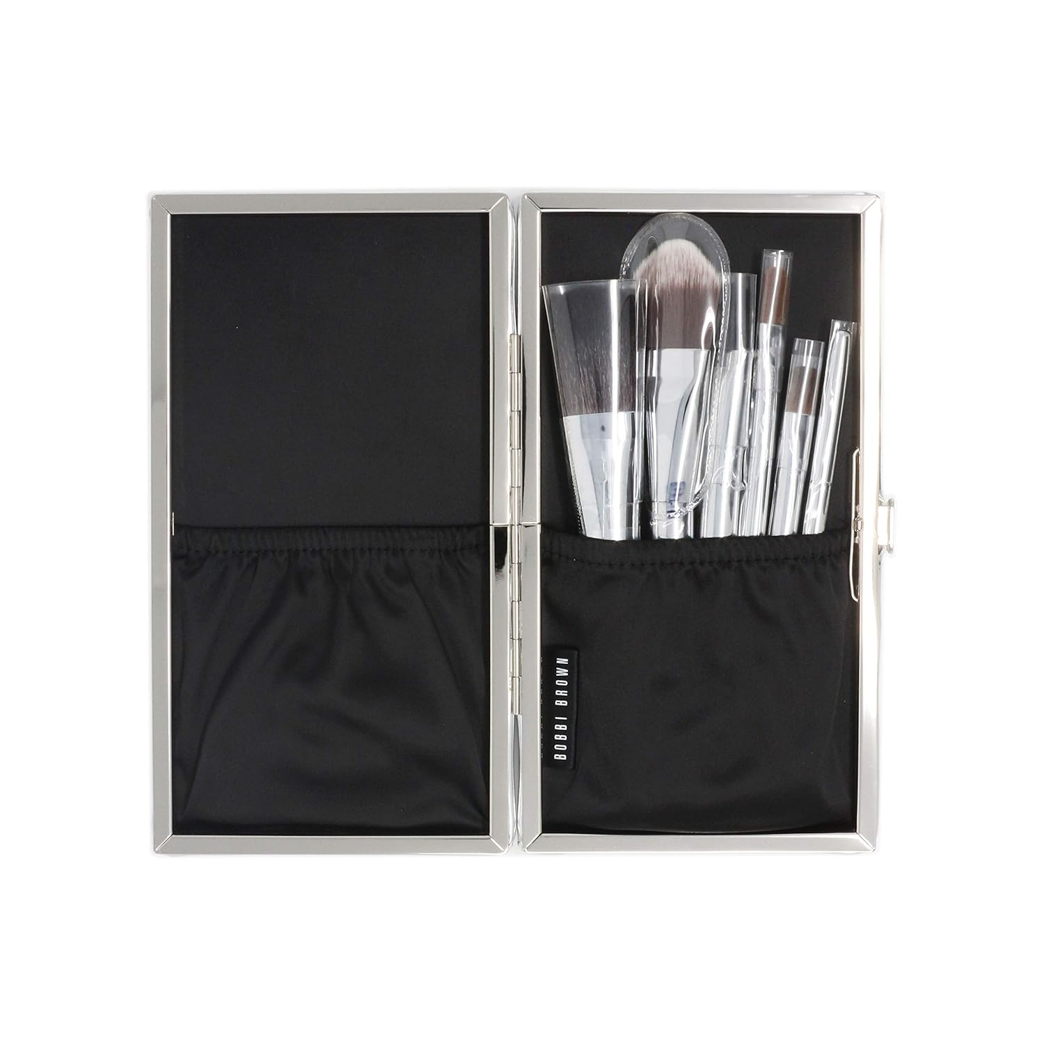Bobbi Brown Travel Brush 7 Piece Silver Luxury Set
