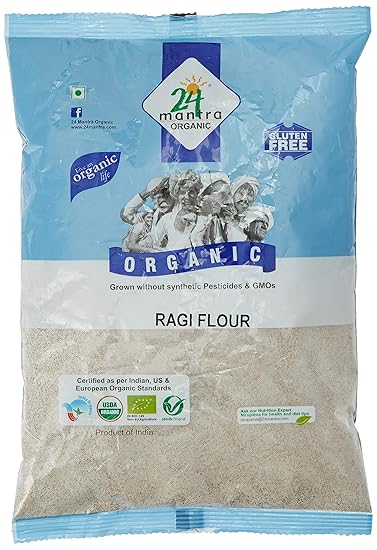 24 Mantra Organic Ragi Flour, 500g