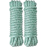 TetherTite Boat Dock Lines 5/8 Inch 20/25/30 Ft,Double Braided Nylon Boat Dock Lines with Loop, Mooring Line Marine Rope (5/8" x26.7')